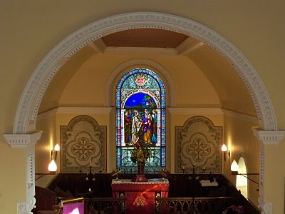 The sanctuary of Saint Patrick's Church in Donabate (Photograph: Patrick Comerford, 2010)